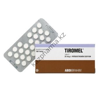 Лиотиронин Tiromel 1 таблетка 25мкг (100 таблеток) Казахстан