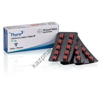 Thyro3 (Трийодтиронин) Т3 Alpha Pharma 30 таблеток (1таб 25 мкг)