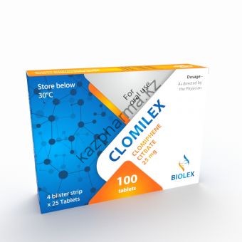 Кломид Biolex 100 таблеток (1таб 25 мг) Казахстан