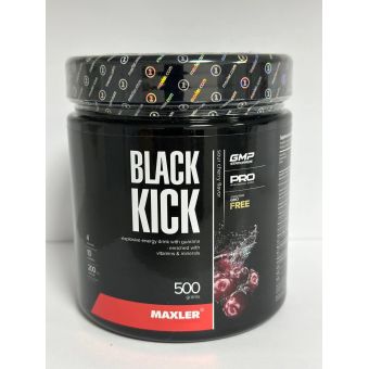 Изотоник Maxler Black Kick 500 грамм (17 порц) Казахстан