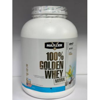 Протеин Maxler 100% Golden Whey Natural 5 lbs 2270 грамм (64 порц) Казахстан